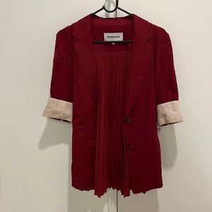 CHALAYAN designer pleats jacket HUSSEIN CHALAYAN